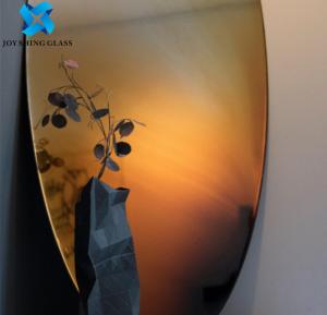Quality Beauty Unframed Coloured Mirror Glass Portable Electric Cosmetic Mirror wholesale