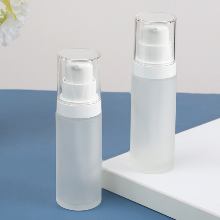 Cylinder 30 ml 50 ml 100 ml 120ml Empty Magnetic Perfume Spray Frosted Glass Bottle Supply with Customized Accepted Logo