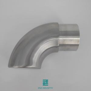 Quality 42.4x2.0mm Stair Rail End Caps 90 Degree Flat Shape Stainless Steel Material wholesale