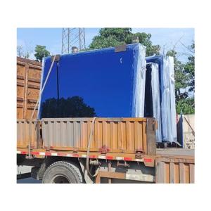 Quality 4mm 5mm 6mm Dark Blue Reflective Float Building Window Glass Sheet wholesale