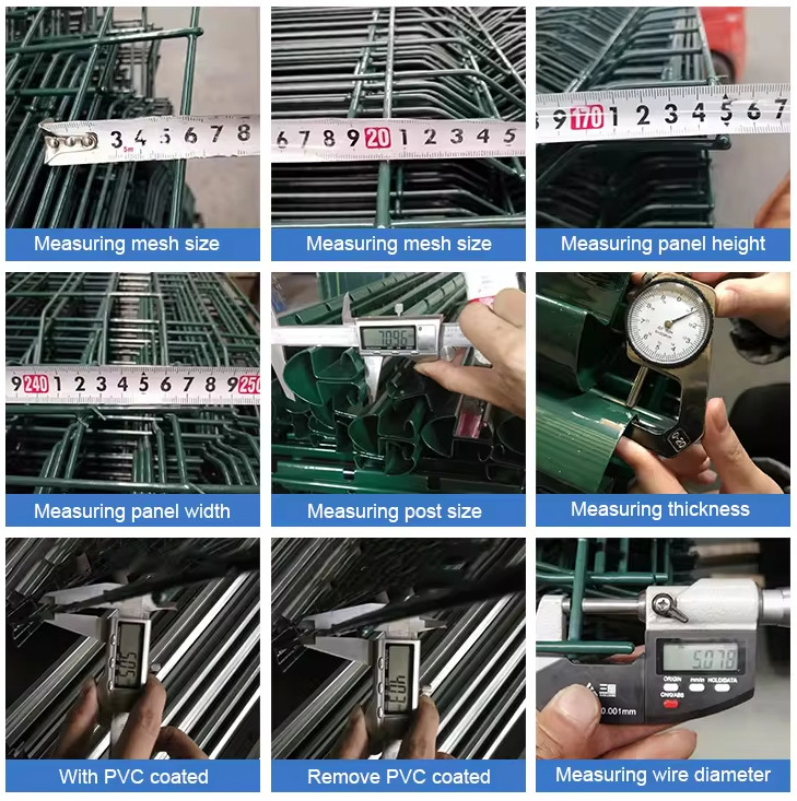 1530MM High 3D Welded Wire Fence , PVC Coated Welded Mesh Fencing