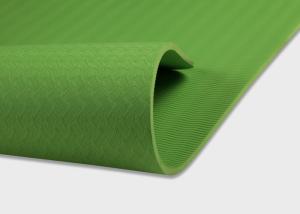 Quality Green One Layer TPE Sport Yoga Mat Anti Slip Lightweight High Performance wholesale