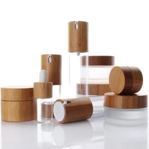 Quality Ecological 20ml 30ml Biodegradable Cosmetic Jars Cream Lotion Bottle BPA Free wholesale