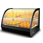 500W Commercial Kitchen Stainless Steel Food Warmer Display Cabinet and Hot Food