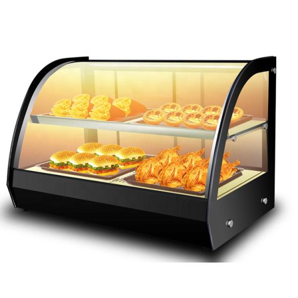 500W Commercial Kitchen Stainless Steel Food Warmer Display Cabinet and Hot Food