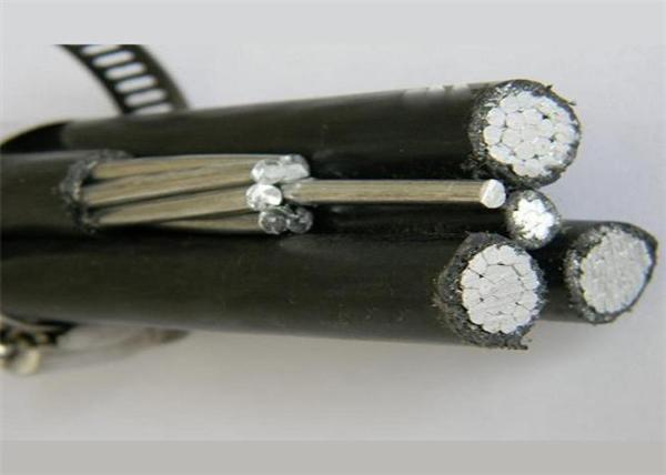 XLPE / PE / PVC Twisted Triplex Urd Underground Service Cable For Service