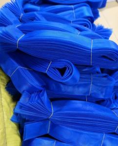 Quality 70 Mesh Protective Netting Sleeve Blue Color High Flexibility For Metal Parts wholesale