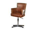Vintage Aviator Aluminum Bar Chair