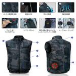 Sun Protection Air Conditioned Vest Unisex Cool Summer Vests 2 Fans