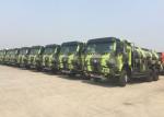 336HP HOWO Military Fuel Tanker Truck 16 - 25CBM Crude Oil Transportation Trucks