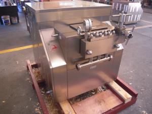Quality Stainless Steel High Pressure Homogeniser / Polished Surface Dairy Homogenizer wholesale