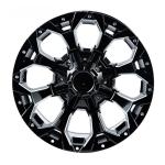 forged wheel 17 18 19 inch Matte black and machine face off road wheels forged