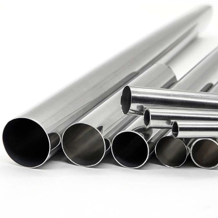 Mirror Polished Stainless Steel Seamless Pipe 304 0.4mm - 30mm Thickness