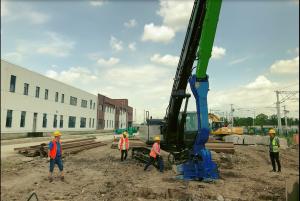 Quality PCF Series 18 Meter Vibrating Pile Driver For Construction wholesale