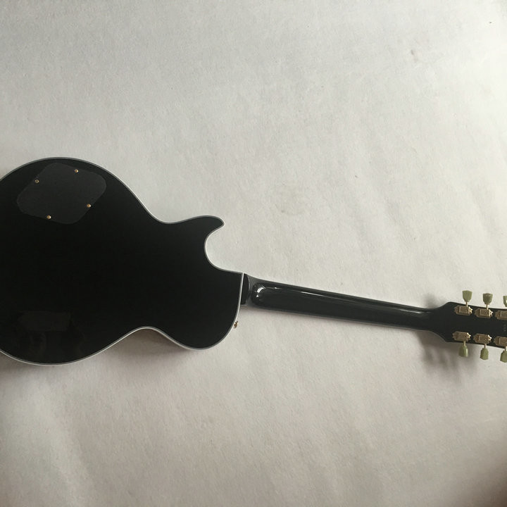 Top quality only one pickup lp custom black beautify Electric Guitar,Custom guitar,Golden hardware