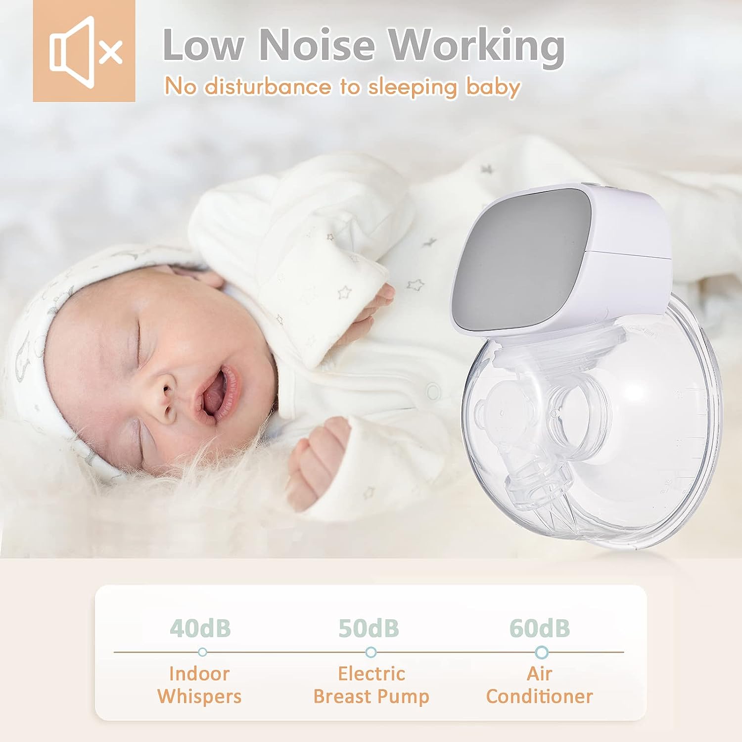 OEM Silicon Breast Pump Set 2 Mode 5 Levels 235g Double Breast Pump