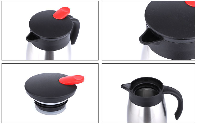 Multi Color 68 Oz BSCI Vacuum Insulated Teapot
