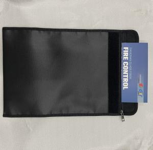 Quality Double Layer Fireproof Waterproof Document Bag For Money Bag Fire Safety wholesale