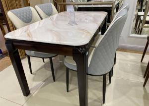 Quality Durable Square Oak Dining Table , Solid Oak Dining Set For Small Room Units wholesale