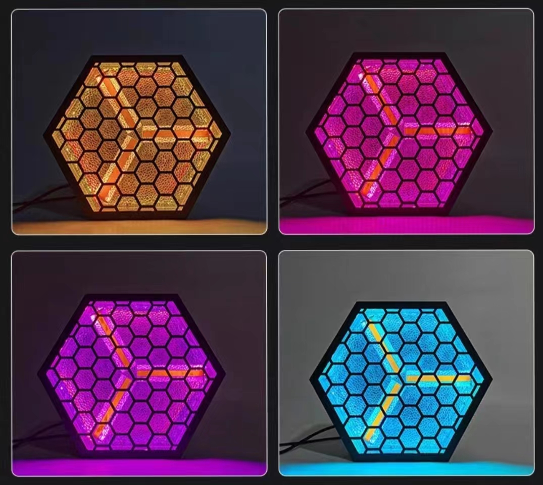 90 Ra Color Rendering Index RGB Triangle Retro Strobe Light for Hotels