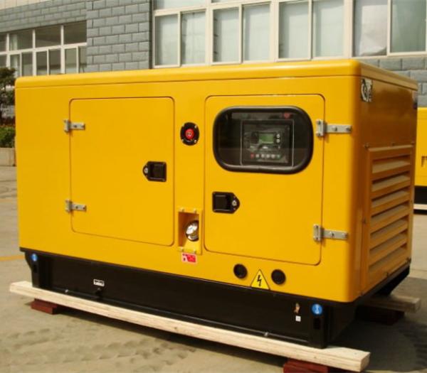 10kw IP23 Soundproof Yangdong Genset Diesel Generator , 4 Poles Brushless Diesel