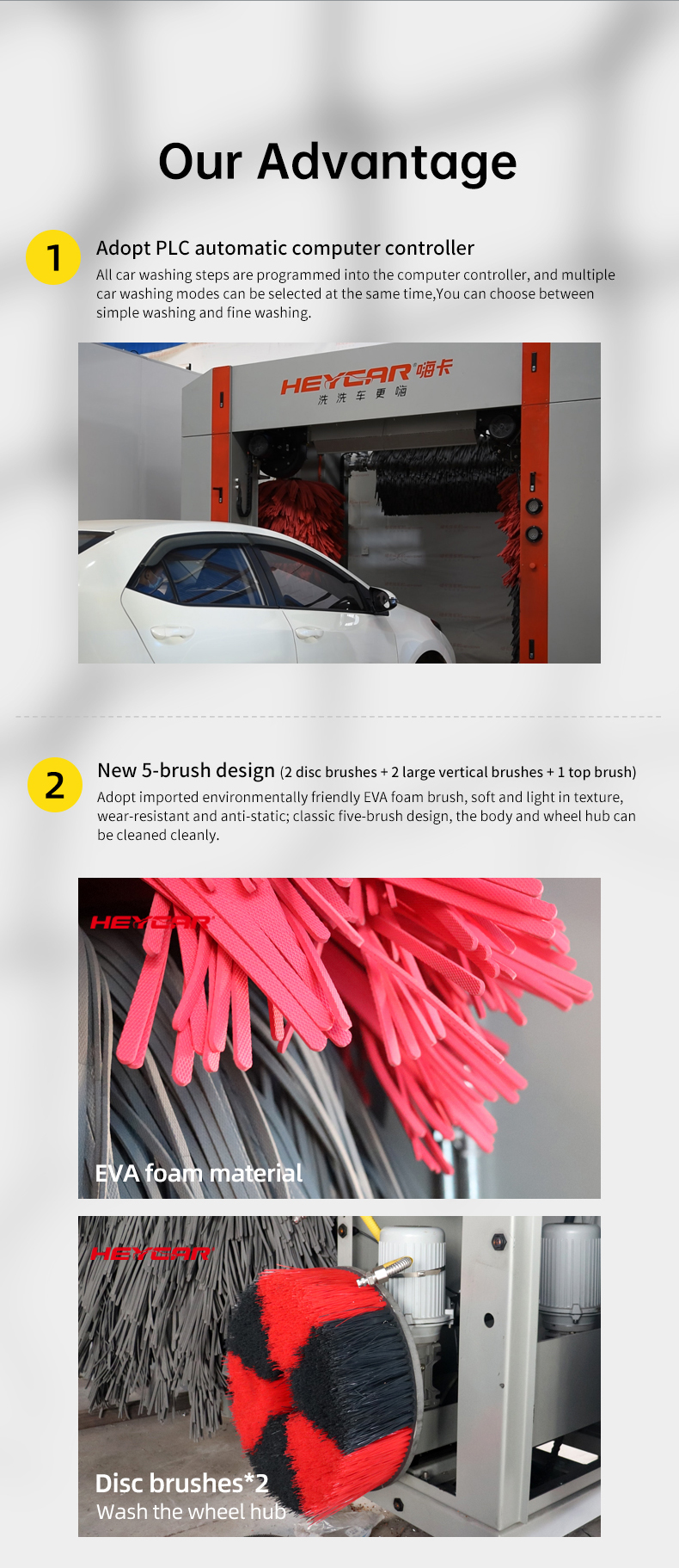 High Pressure Cold Water Car Wash Function Rollover Automatic Carwash Machine with Smart Dryer System