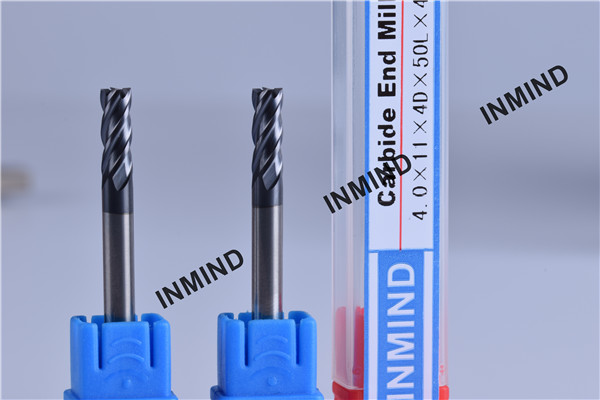 AlTiN Coating Square high speed end mills 4*4F 4 Flute , end milll cutter , Standard Type