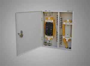 Quality Stainless Steel Fiber Optic Terminal Box Distribution Box For FC / LC Adapter wholesale