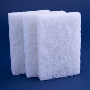 Quality White Nylon Cleaning Scouring Pad Industrial Beauty Kitchen Cleaning Sponge wholesale