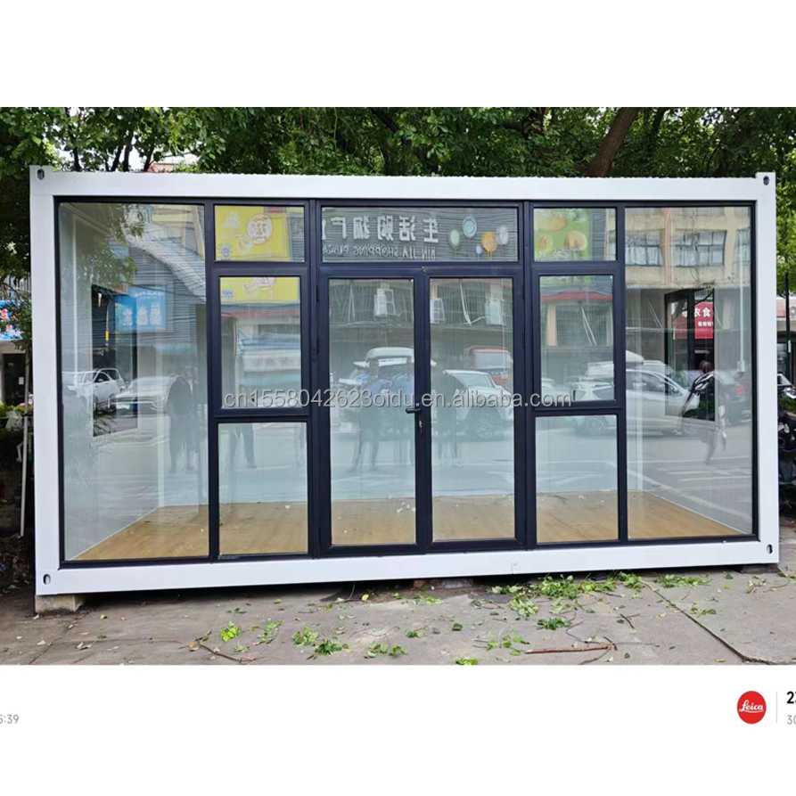 Hotel Standard Portable Container Steel Prefabricated House Office Mobile 20ft Expandable Folding Container House Activity Room