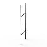 Powder Coated Metal Wire H Shape A3 Poster Display Stand