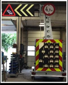 Quality Solar LED Portable Variable Message Signs trailer mounted boards wholesale