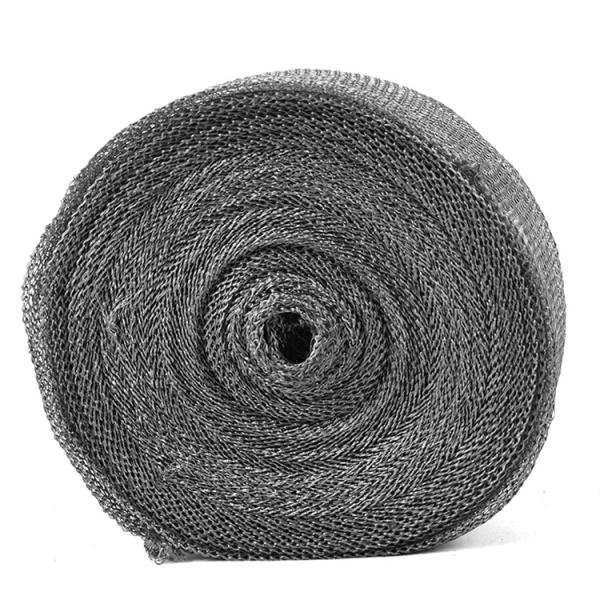 Cheap Double Filament Knitted Wire Mesh Shielding 0.1mm 0.15mm Knitted Wire Mesh Ring for sale