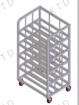Quality Vertical Trolleybus Industrial Trolley Divider Load Capacity Less Than 100kg wholesale