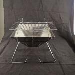 Picnic Outdoor Charcoal Barbecue Grill, Portable Charcoal Grill, Folding