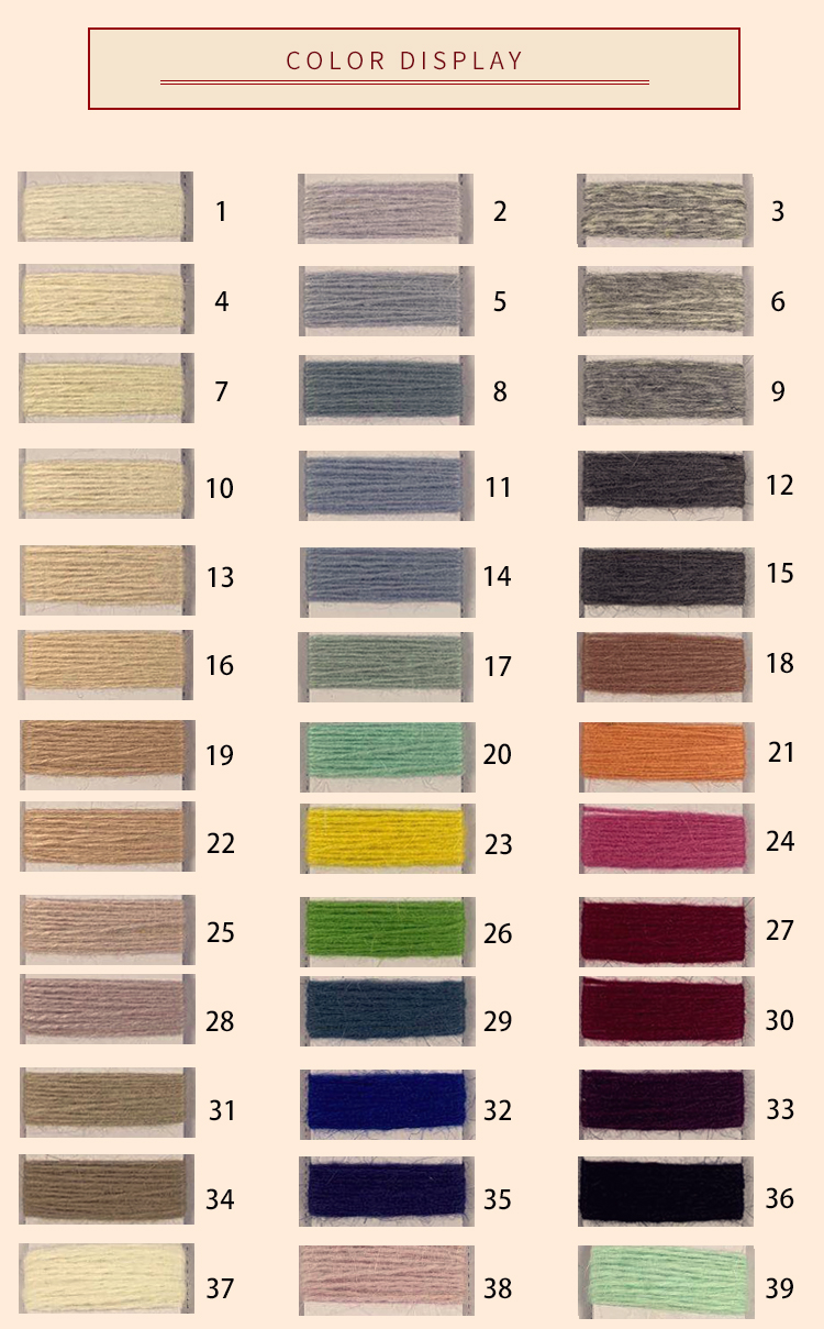Colorful Mink Crochet Knitting Yarn Soft Long Hair Weaving Wool Yarn