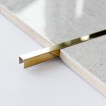 Mirror Stainless Steel U Channel Trim 0.18-0.4mm Stainless Steel Tile Edging