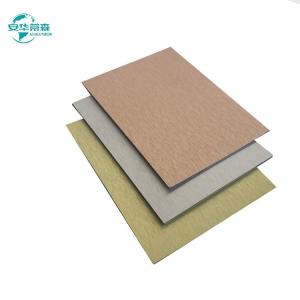 Quality Fireproof Brushed ACP With ISO14001 Certification And B1 Fire Rating wholesale