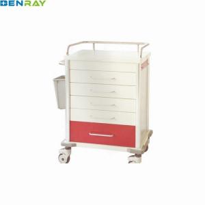 Quality 645 X 460 X 955mm Steel Emergency Medical Trolley wholesale