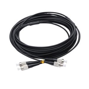 Quality TPU 2450N Armored Fiber Optic Cable LC To SC ST FC 0.2dB wholesale