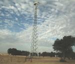 Galvanized 3 Legged 30m Tubular Steel Tower