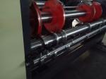 Long Service Life Semi Automatic Chain Feeder Printing Slotting Machine For Box