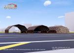100 Km/H Civil Military Aviation Hangar Tent With LED Lighting