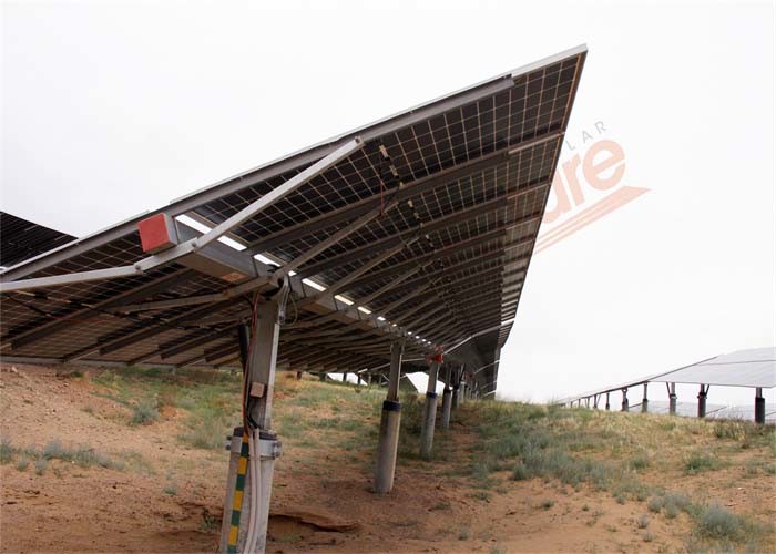 Wireless Horizontal Smart Solar Tracking System 17m/S