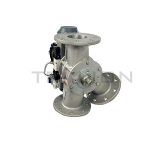 Quality Three Way Pneumatic Diverter Valve Gate Actuator DN350 OBM wholesale