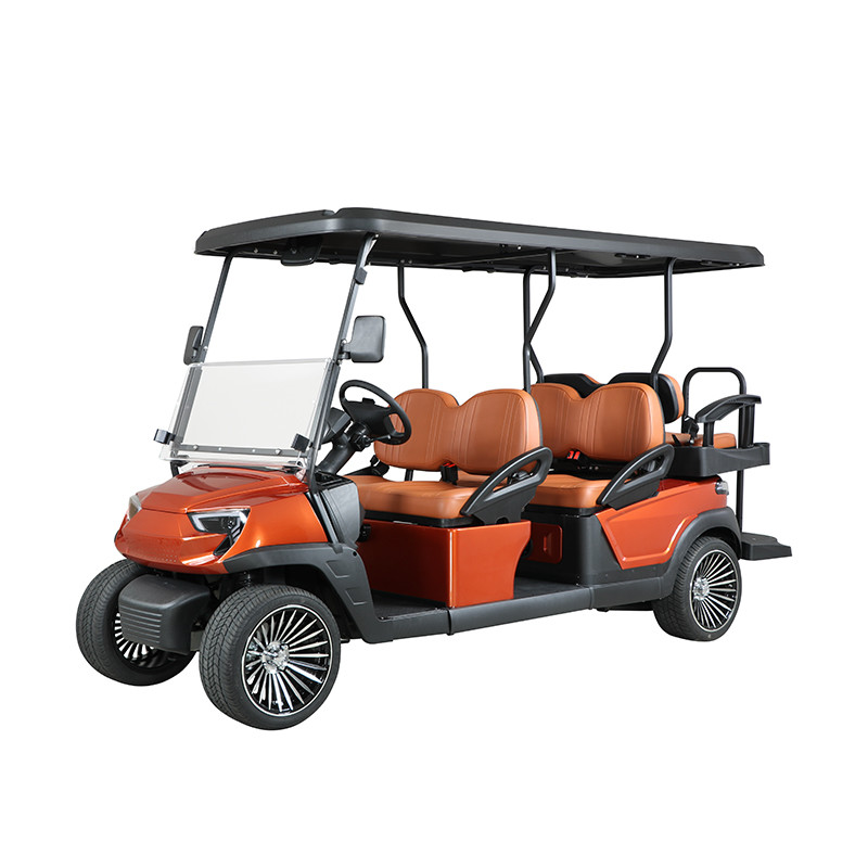 4 Forward+2 Rear Seats Electric Sightseeing Golf Buggy