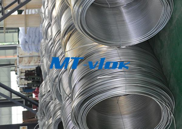 3 / 8 Inch ASTM A269 Small Diameter Stainless Steel Welded Super Long Coiled