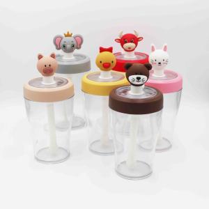 Quality 430ml Shaker BPA Free kids personalised drink bottle With Straw wholesale