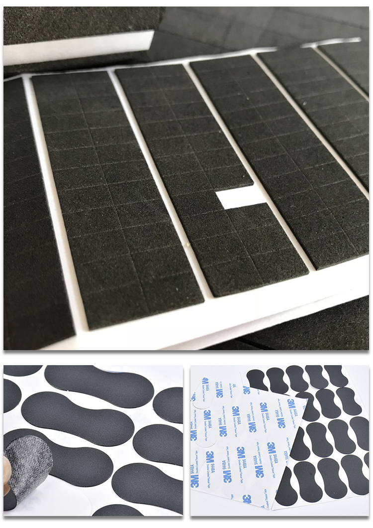 Quakeproof Die Cut Foam Sheets 0.1mm Size Tolerance With 3m Strong Adhesive