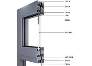 Quality Rectangular Thermal Casement Window Profile 6063 6061 6060 Aluminum Alloy wholesale